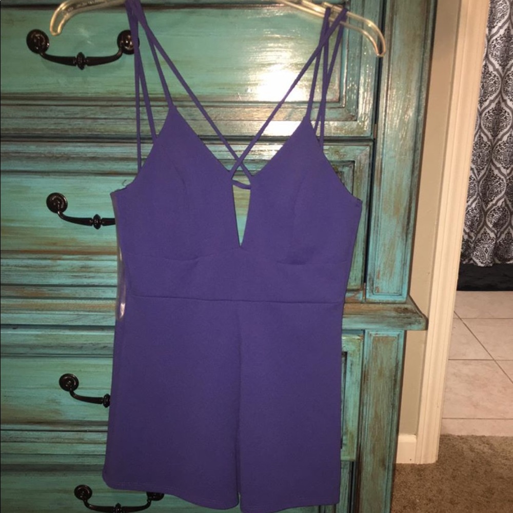 Blue romper